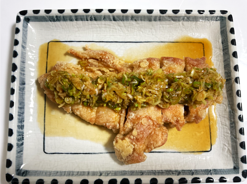 揚げ鶏の香味ダレ