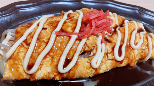 もやしのとんぺい焼き