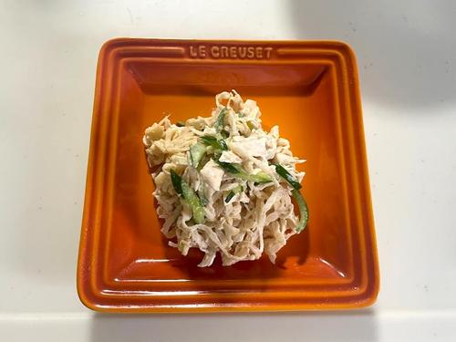 「切り干し大根」が激うまサラダに！シャキシャキ食感を活かした＜切り干し大根とササミのサラダ＞の作り方