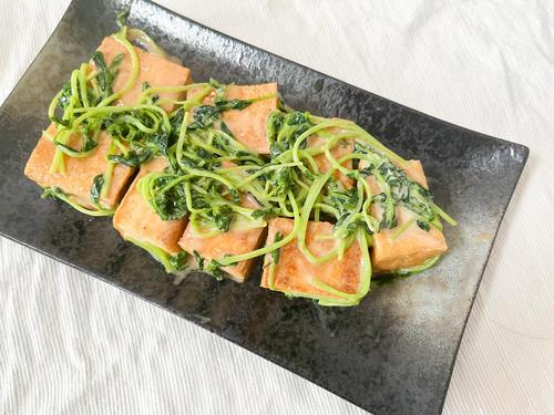 【厚揚げと豆苗】だけでこんなウマいんか…（涙）あと一品が”5分”で作れる＜時短おかず＞を紹介