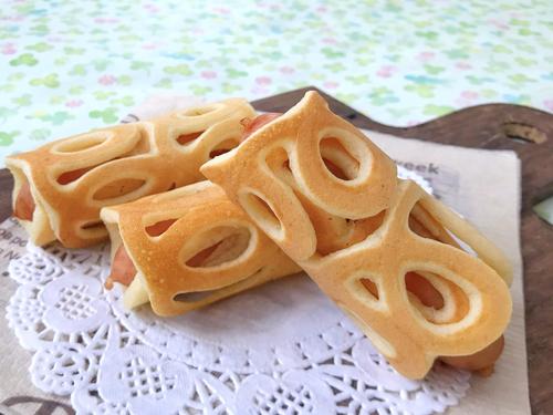 【子ども大喜び♪】ホットケーキミックスで作る⇒揚げない”アメリカンドッグ”が最高すぎる！