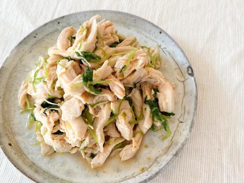 【箸休めに】風味がたまらん！ささみが“驚くほど”柔らかい『三つ葉と柚子胡椒和え』簡単レシピ