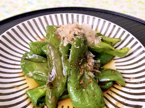 時短で絶品♪トースターで作る「焼きピーマンの煮浸し風」簡単レシピ｜香ばしさにヤミつき確定！