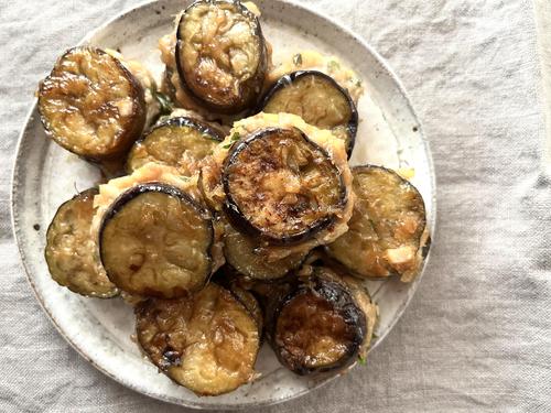 みんな大好き♪メインにもなる「ナスのはさみ焼」簡単レシピ｜甘辛ダレでお箸が止まらない！