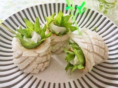 ちくわなのに高級感！？シソ香る”松笠イカ風”♪ちくわの食感が激変する簡単アレンジ♡