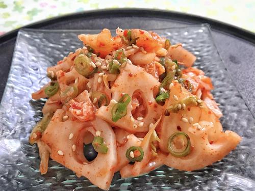 秒でなくなる“シャキ旨”副菜♪「れんこんキムチ」簡単レシピ｜おつまみにもピッタリ♪