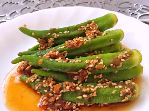 食べたら絶対ハマる♡旨みたっぷり『蒸し焼きオクラのポン酢和え』10分で作れる神レシピ♪