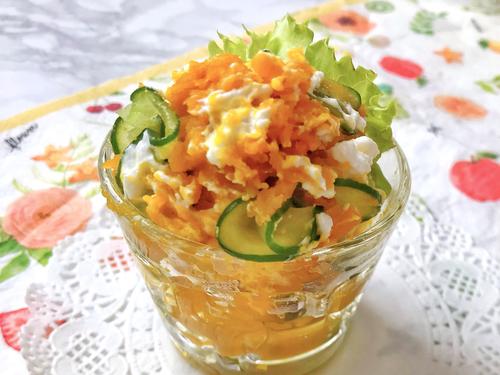 いつもの味に飽きたら“マヨなし”で作ってみて♡さっぱり美味しい『かぼちゃサラダ』のレシピ｜水切りヨーグルトが決め手♪