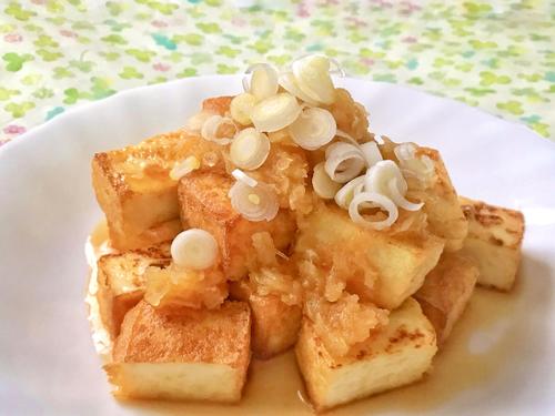 お箸が止まらない♡あと一品にピッタリな絶品『焼き厚揚げの大根おろし和え』時短レシピ☆
