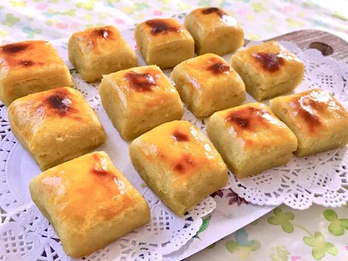 バターの香りがたまらない♡一口サイズでかわいい『ころころスイートポテト』簡単レシピ｜ 包丁で切るだけ成形いらず！