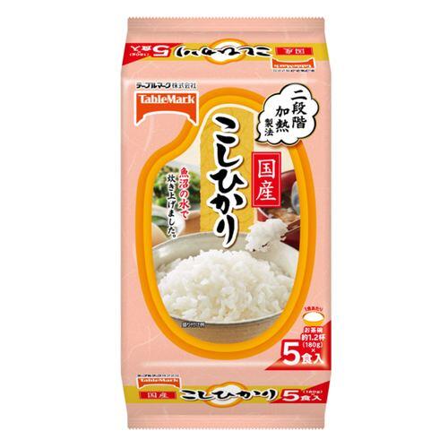 ※募集終了※【プレゼントクイズ】テーブルマークのパックごはん『国産こしひかり５食』が当たる！