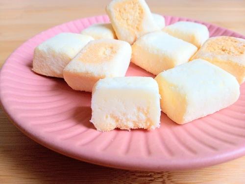 不二家ミルキー焼いちゃった?のカット断面