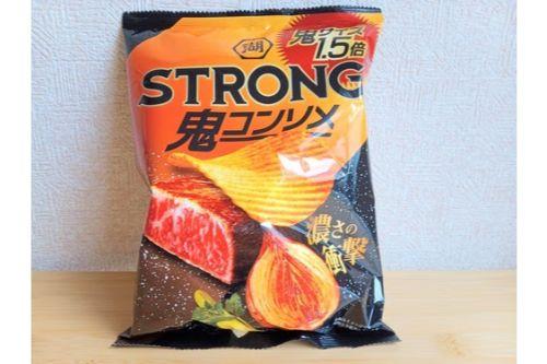 鬼コンソメ鬼サイズ！湖池屋ストロングポテト新作でジャンキー気分が盛り上がる！