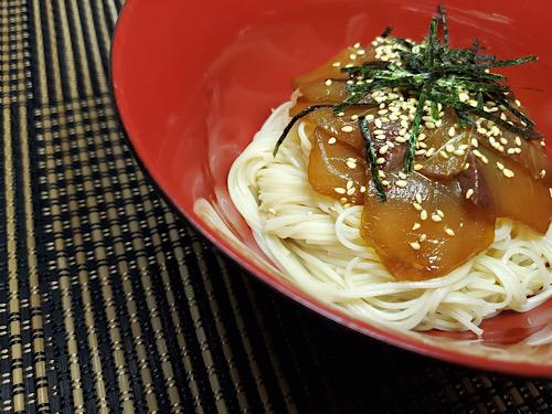 【ハマチの漬けそうめん】少ない材料でごちそうな逸品に！