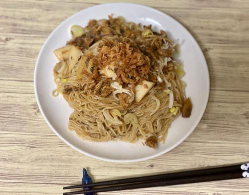 【鯖缶ソーメン】根菜と相性抜群の味噌煮を使った逸品！