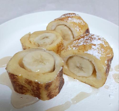 【バナナフレンチトースト】簡単美味しいしあわせ朝ごはん！