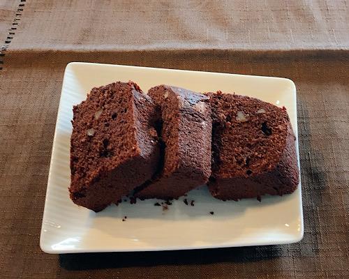 【黒糖くるみのチョコケーキ】ホームベーカリーで焼くだけ！