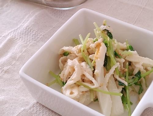 【豆苗と切り干し大根のサラダ】コスパ最強野菜を使った逸品！