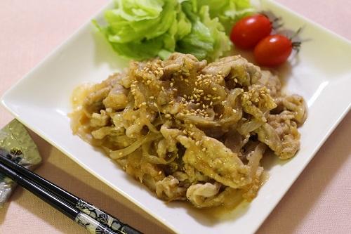 【フルーティーな生姜焼き】りんごでサッパリ＆優しい味わい！