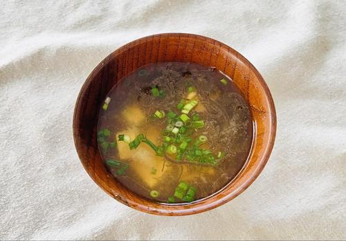 【もずくのお味噌汁】時短簡単！ほっこりする一杯