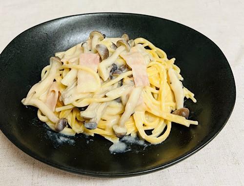 あっさりクリームパスタ